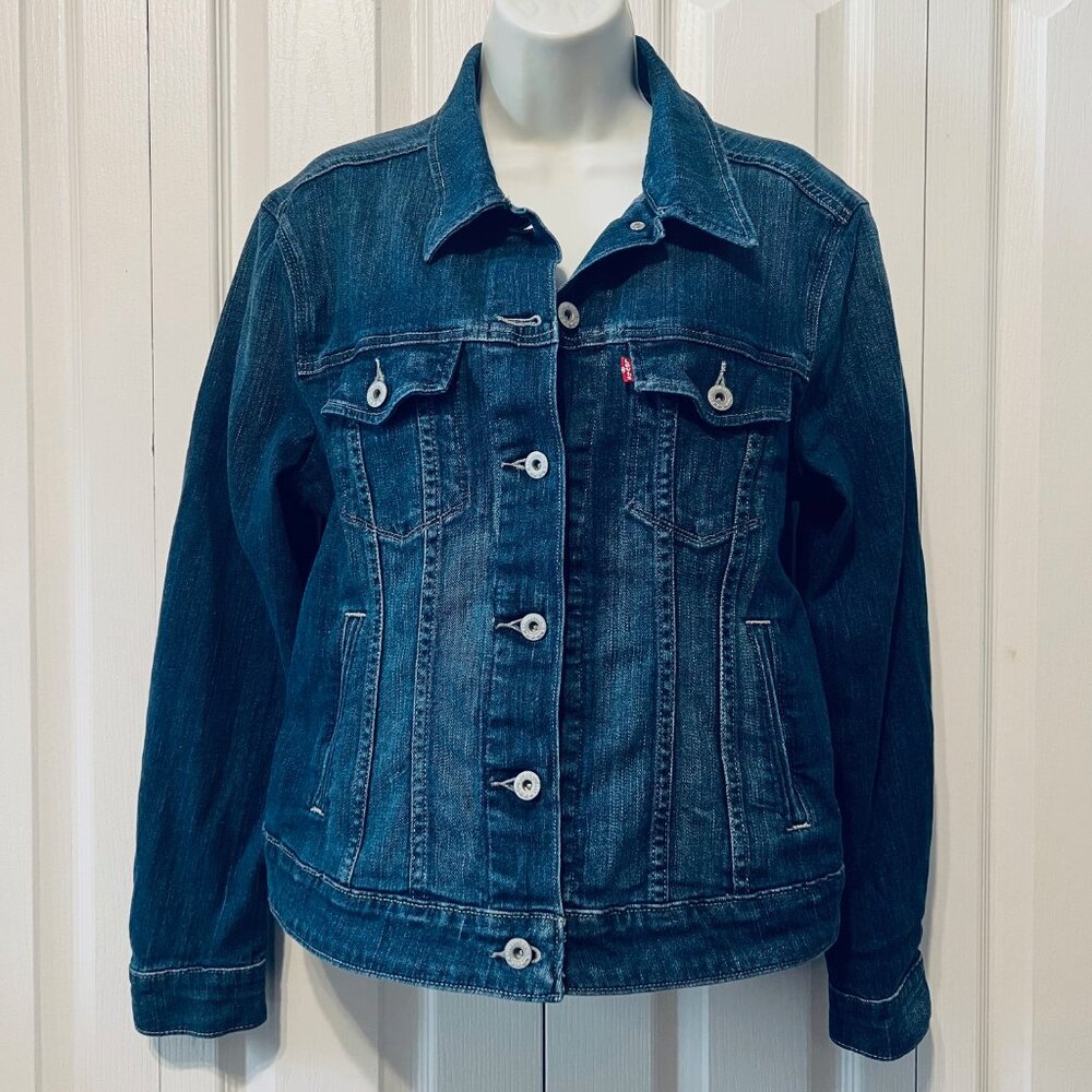 Levi's Strauss-Kids Girls Size 16-XL Jean/Denim Jacket-School-Classic-Stretch